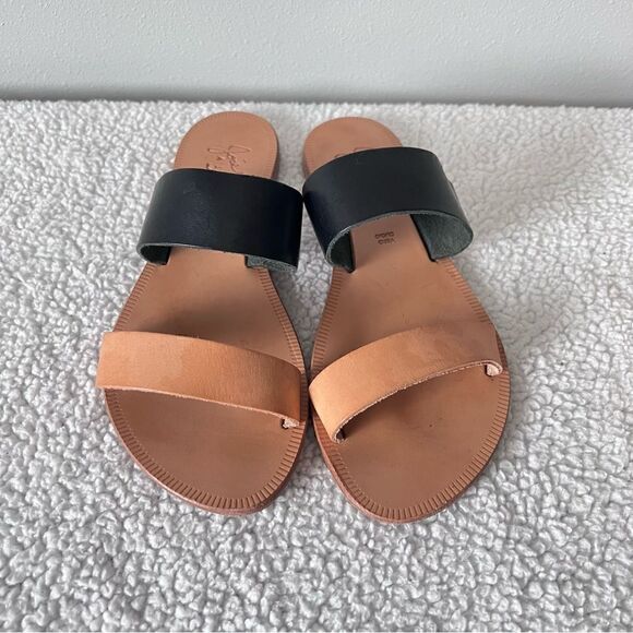 Joie Shoes - Joie Double Strap Slip On Sandals Size 7.5